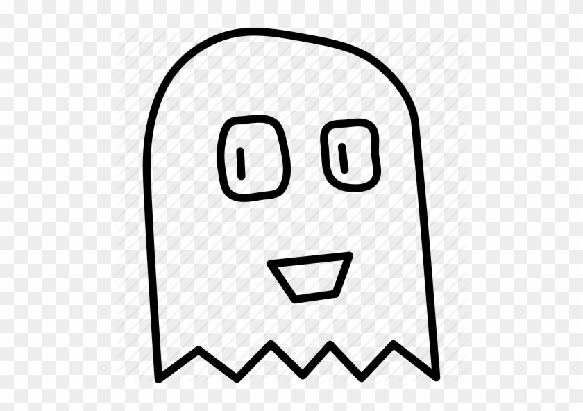 Pacman Ghost Drawing At Getdrawings - Casper The Friendly Ghost Icon #1118216