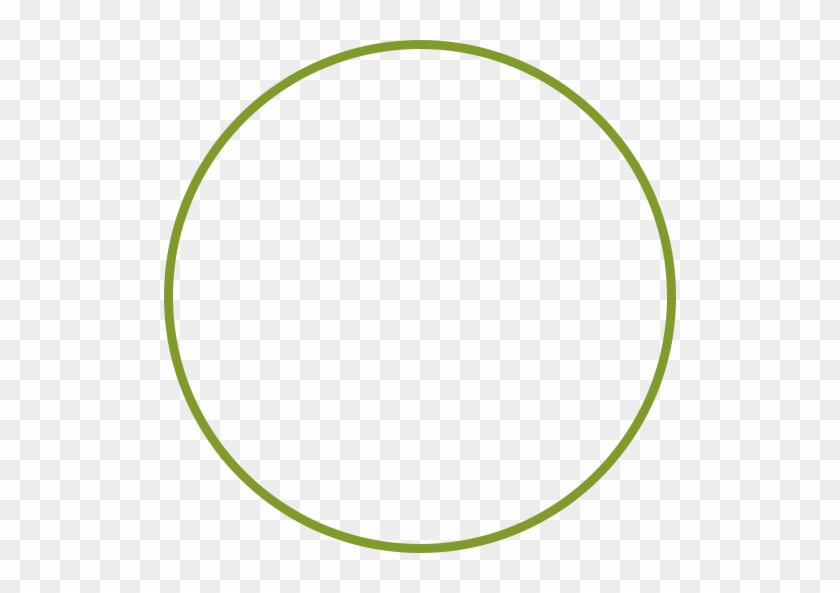 Finally, A Circle Stands For Sacredness And Enlightenment - Green Line Circle Png #1118320