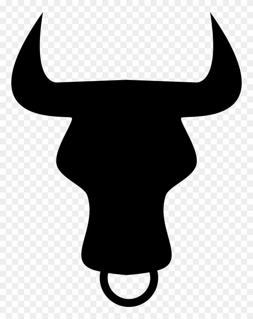 Taurus Zodiac Symbol Of Bull Head Front Comments - Bull Head Png #1118351