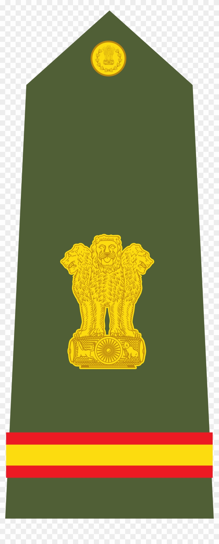 Indian Army Logo 7, Buy Clip Art - Subedar Rank In Indian Army #1118386