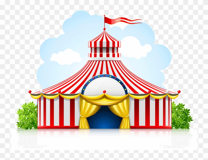 Love In The Elephant Tent - Circus Tent Clip Art Free #1118436