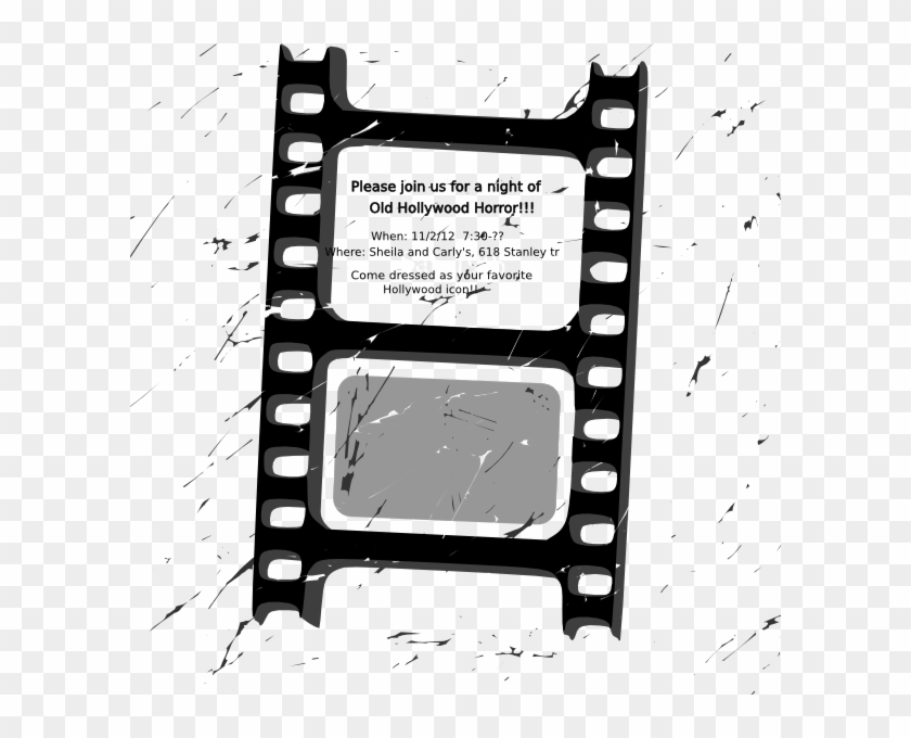Filmstrip Clipart Movie Ticket - Film Vector #1118521