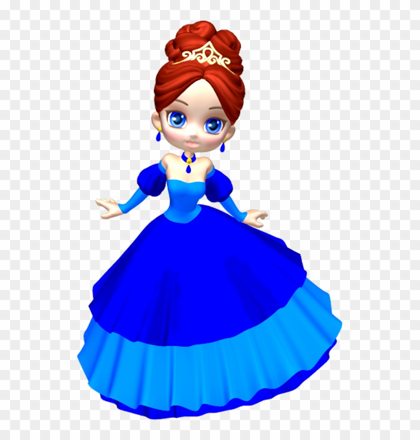 Princess In Blue Poser Png Clipart By Clipartcotttage - Clip Art #1118781