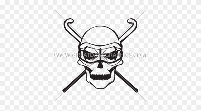 Field Hockey Skull - Field Hockey Skull #1118798