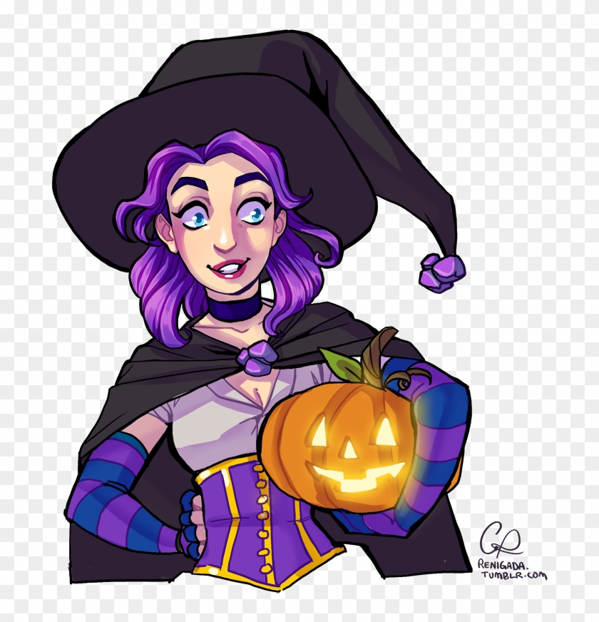 Witchy Abigail From Stardew Valley By Cpatten - Squash #1118883