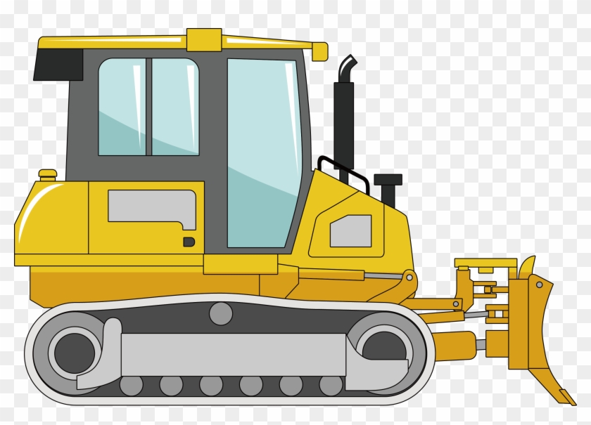 Machine Clipart Heavy Equipment - Bulldozer #1118961