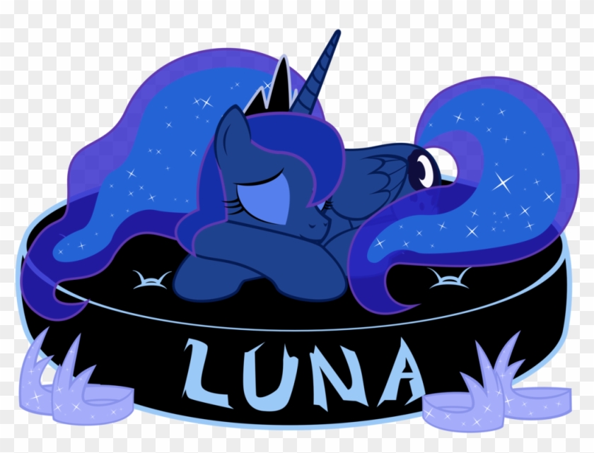 Sleeping Luna By Foxtail8000 - My Little Pony Luna Sleep #1119106