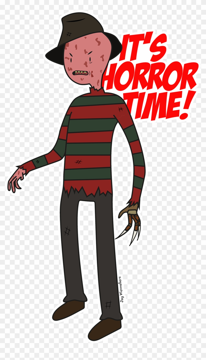 It's Horror Time Freddy - Cartoon #1119122