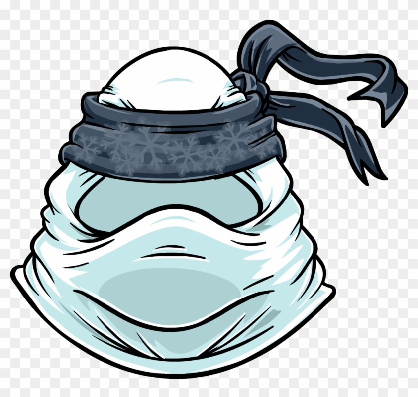 Icy Mask - Ninja Mask Club Penguin #1119145