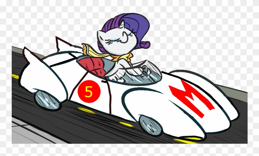 Tess, Car, Clothes, Driving, Eyes Closed, Female, Mare, - Speed Racer My Little Pony #1119318