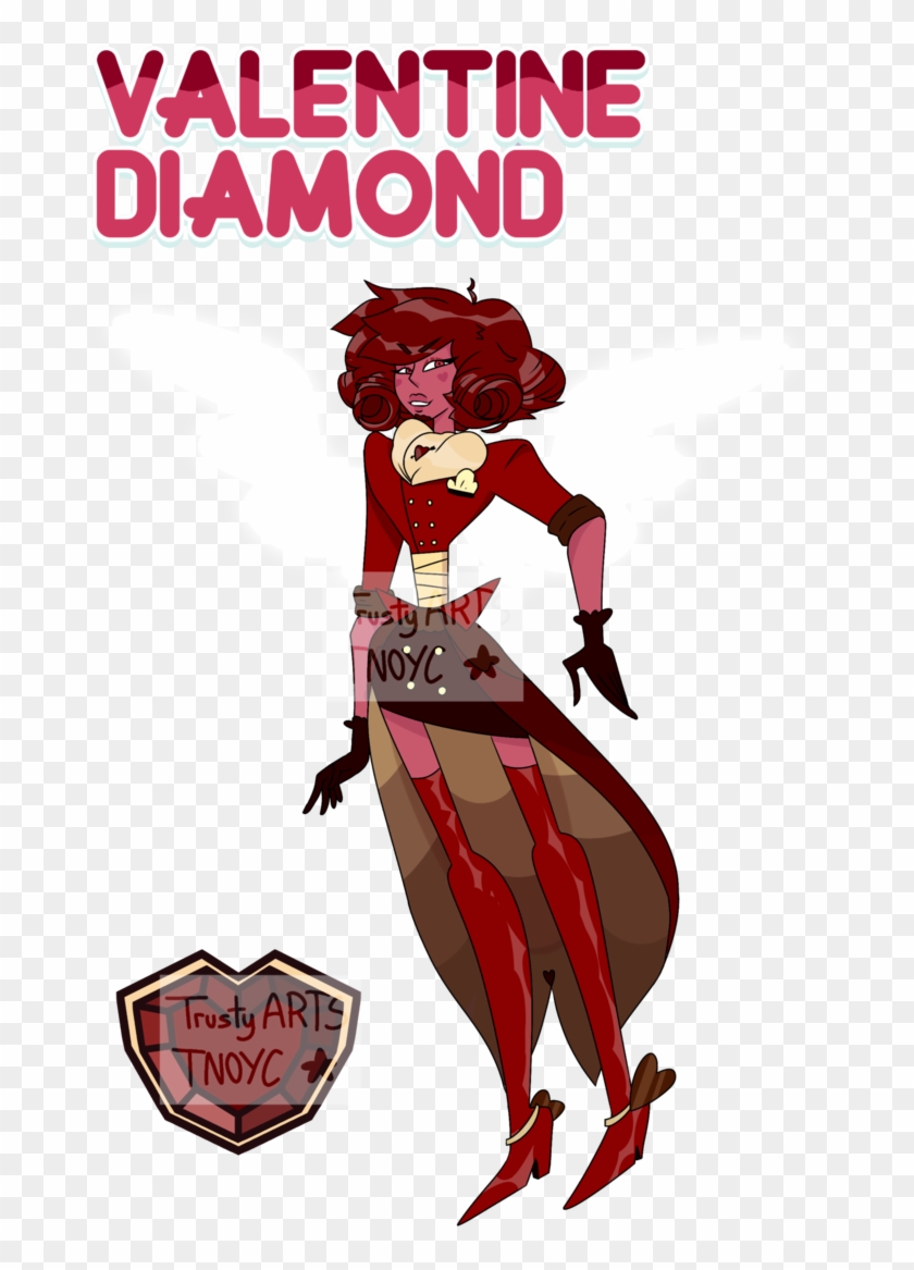 Gem Adopt / Valentine Red Diamond By Trustyarts - Gemstone #1119440
