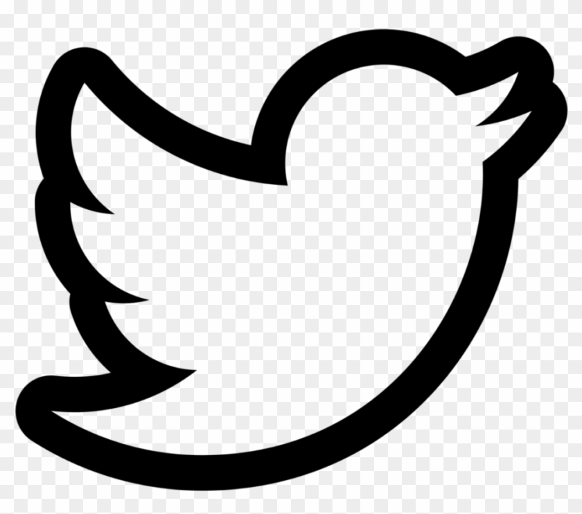 White Twitter Logo Transparent #1119627