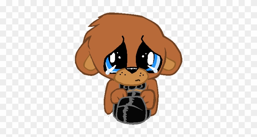 Drawn Cheetah Sad Cartoon - Sad Freddy Fazbear #1119641