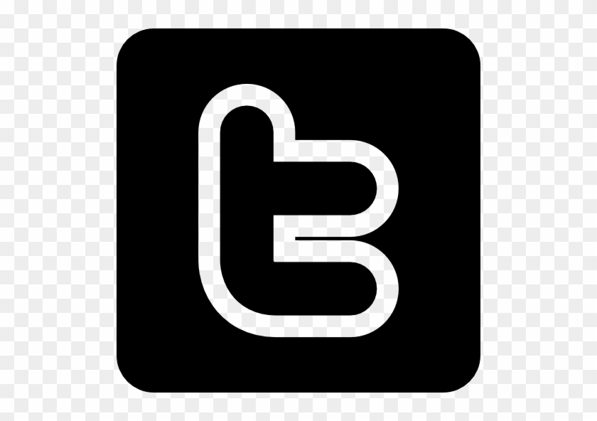 Twitter Logo Icon - Simbolo Twitter Preto E Branco #1119662