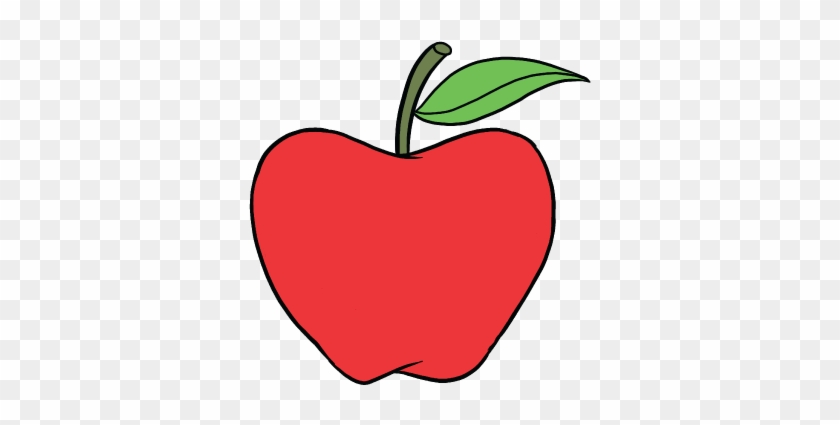 Apple Tree Drawing - Objects With Red Color Clipart #1119704