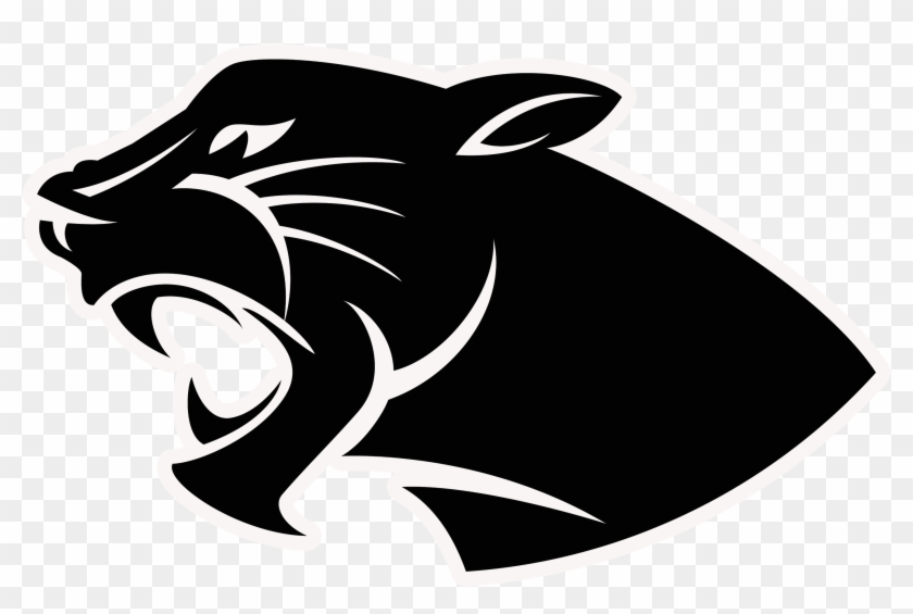 Panther Clipart Perry - Panther Clipart Black And White #1119743