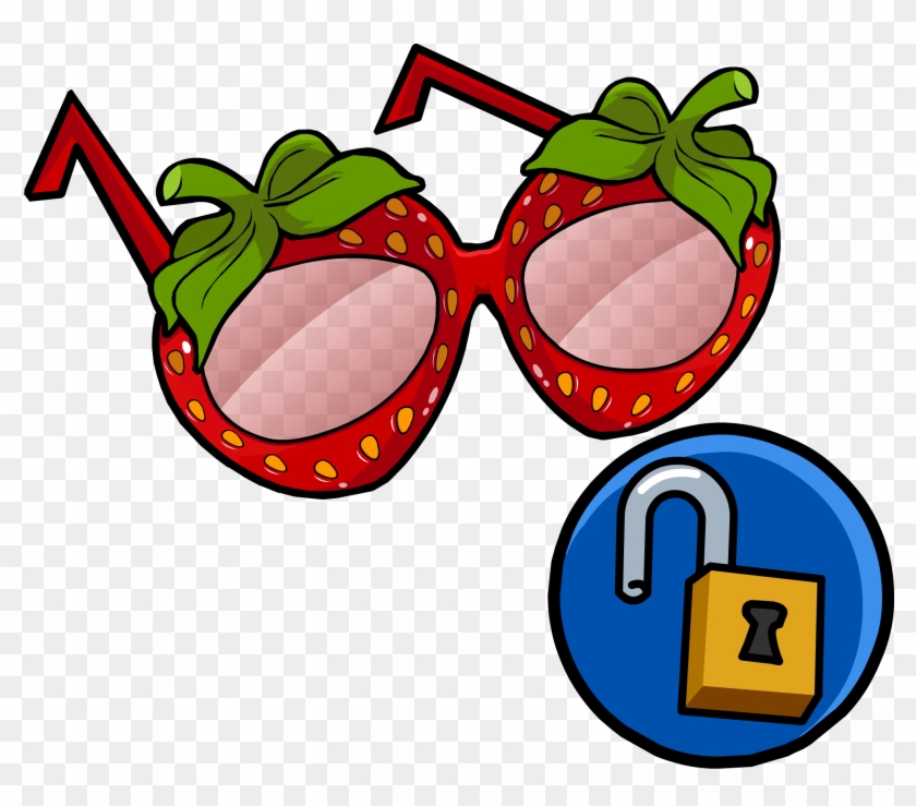 Strawberry Sunglasses - Club Penguin Diva Sunglasses #1119799