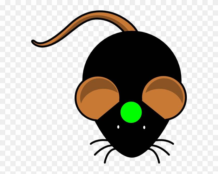 How To Set Use Black Mouse W/ Green Circle Svg Vector - Mouse Clip Art #1119868