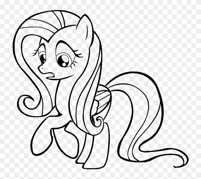 My Little Pony Fluttershy Coloring Pages - Fluttershy Colring #1119916