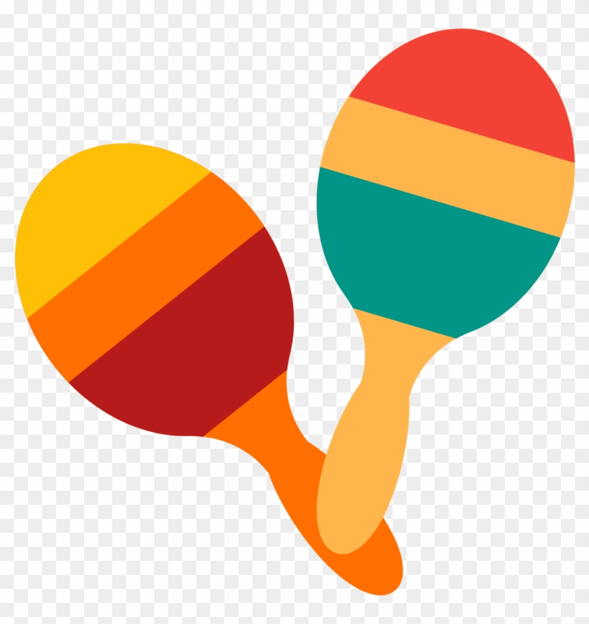 Mexican Instruments Maracas Clip Art - Maracas Icon Png #1119950