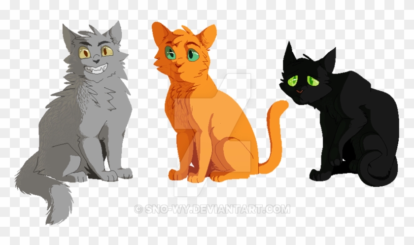 The Other Warrior Cat Trio By Sno-wy - Warriors #1120035