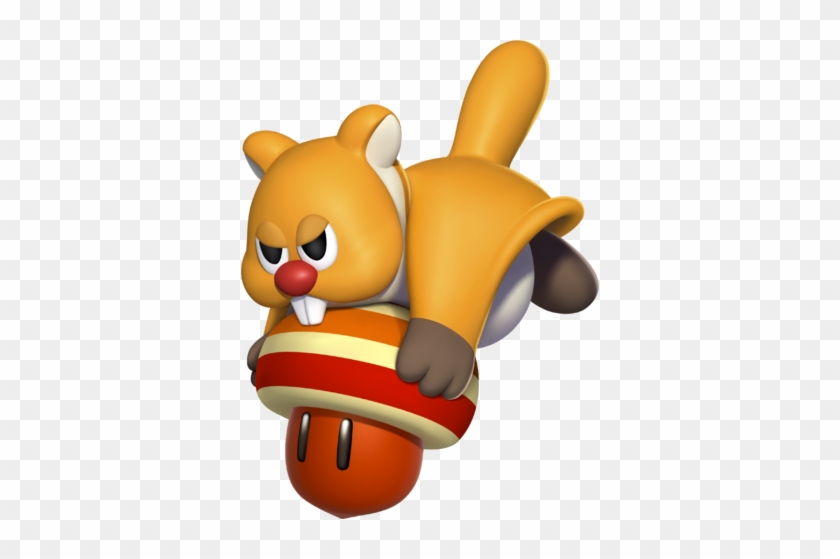 leven Brutaal priester These Orange Flying Squirrel-like Creatures Can Carry - New Super Mario  Bros U Items - Free Transparent PNG Clipart Images Download