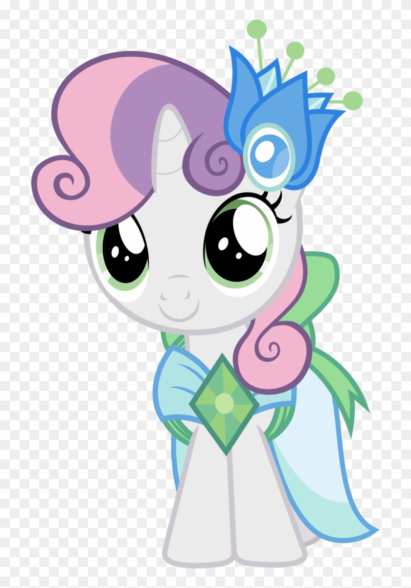 Sweetie Belle In Gala Dress By Magister39 On Deviantart - My Little Pony Sweetie Belle Dress #1120173