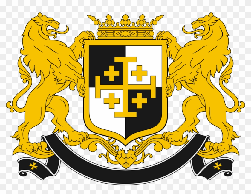 Greater Coat Of Arms Of Jerusalem By Deathpwnie - Kingdom Of Jerusalem Coat Of Arms #1120194