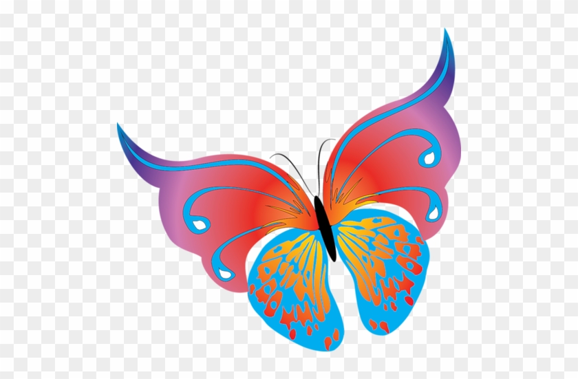 Бабочки, Рисованные, Формат Png - Transparent Butterfly Images Png #1120409