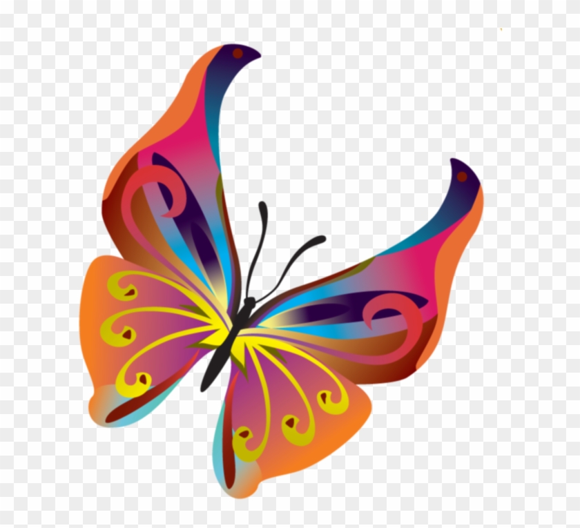 Первоисточник Бабочки - Butterfly Vector Image Png #1120481