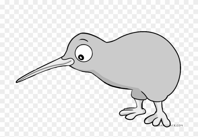 Kiwi Bird Animal Free Black White Clipart Images Clipartblack - Kiwi Bird Clipart #1120488