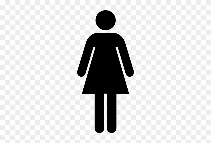 For Signs In The Us - Female Bathroom Symbol #1120535