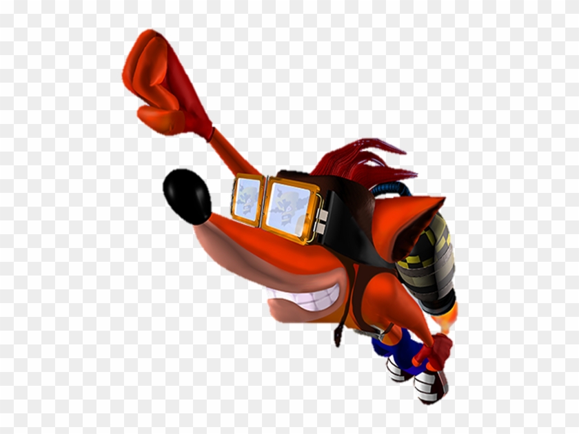 Using The Jetpack Means Getting Used To The Slight - Crash Bandicoot 2 Cortex Strikes Back Crash #1120538