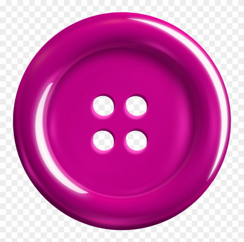 Button Png Transparent Image - Pink Shirt Button Png #1120669