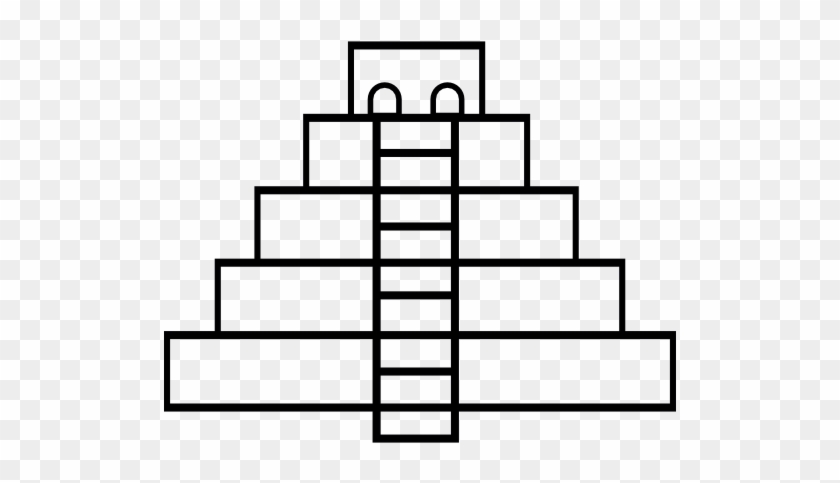 Chichen Itza Free Icon - Dibujo Piramide Chichen Itza #1120803