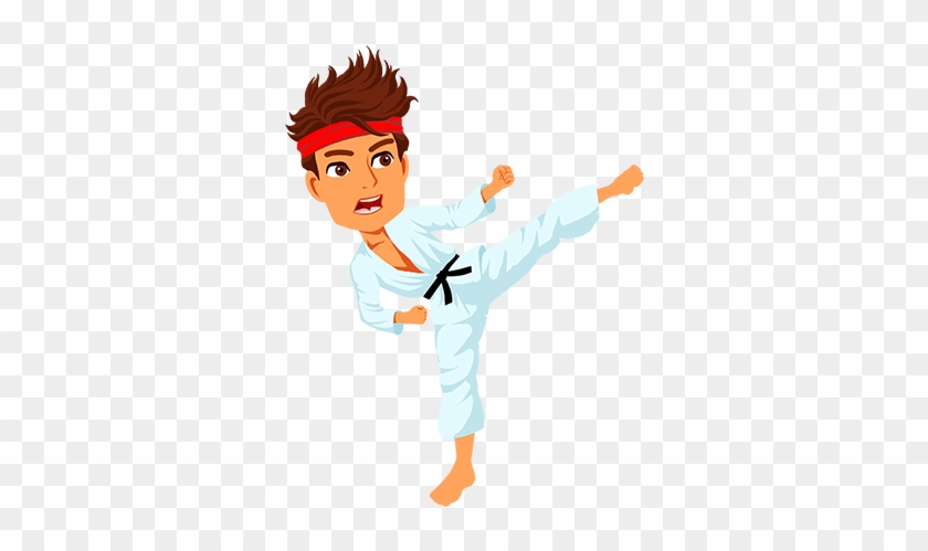 Facebook Marketer Image - Karate Cartoon Png #1120863