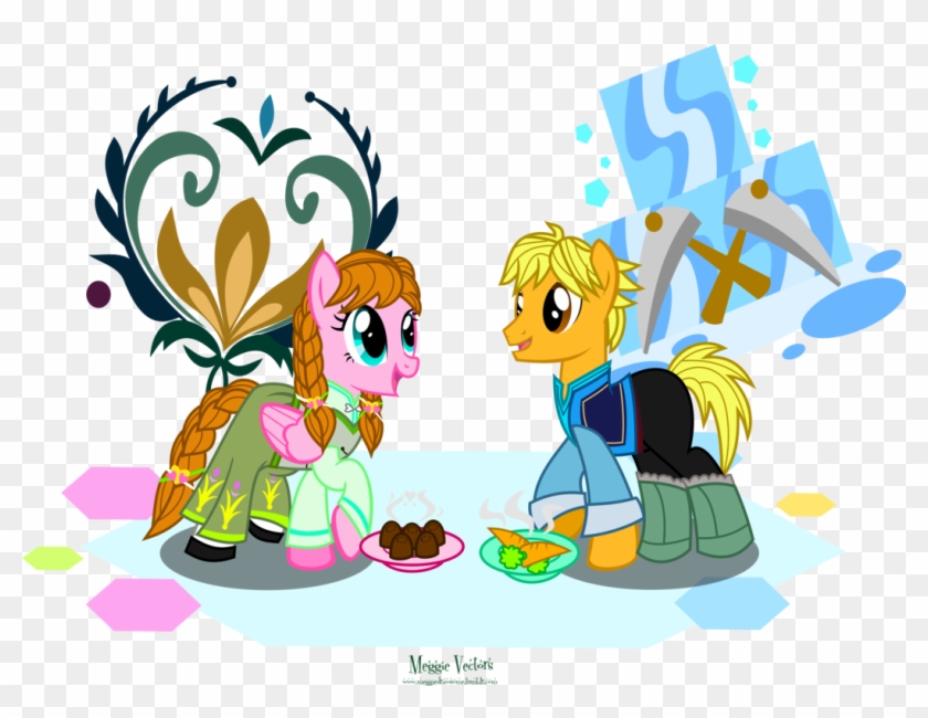 Anna & Kristoff [both As My Little Pony] - My Little Pony Anna And Kristoff #1120929