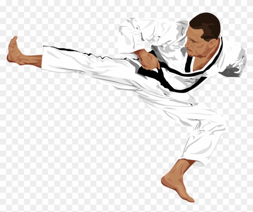 Taekwondo Vector By Maryannbubna - Taekwondo Vector Png #1120966