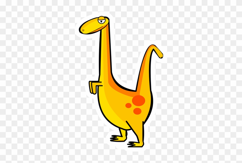 Cartoon Dino Sticker - Sticker #1120971