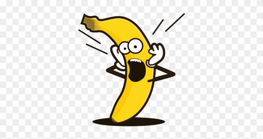 Banana Joe Sticker Pack Messages Sticker-0 - Screaming Banana #1120996
