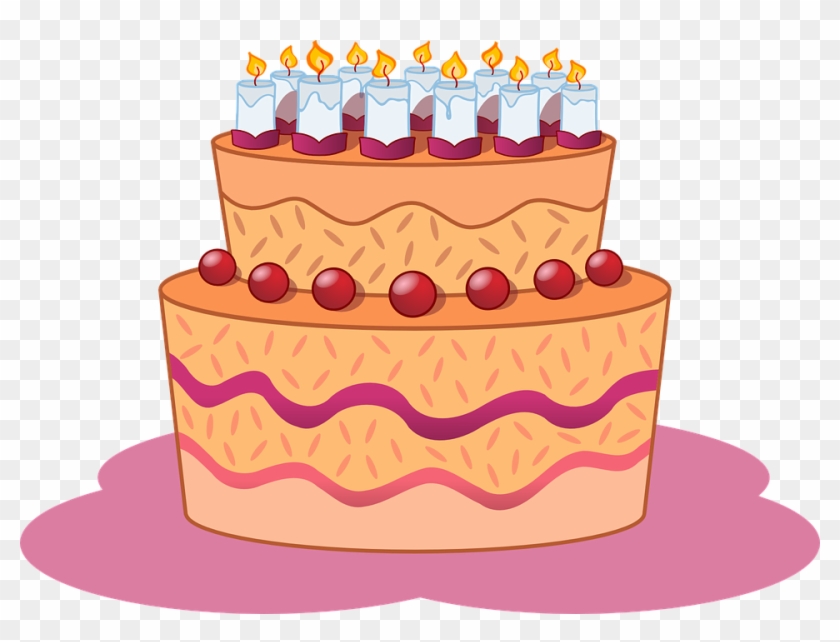 How To Set Use Birthday Cake Svg Vector - Birthday Cake #1121127