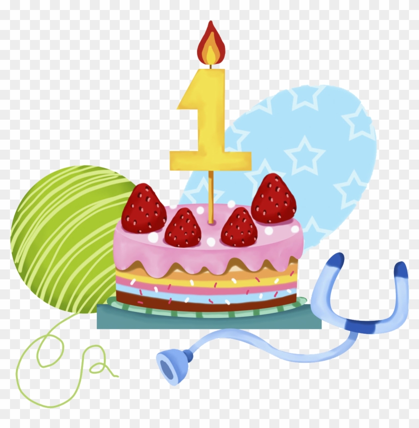 Birthday Cake Strawberry Cream Cake Clip Art - Illustration #1121135