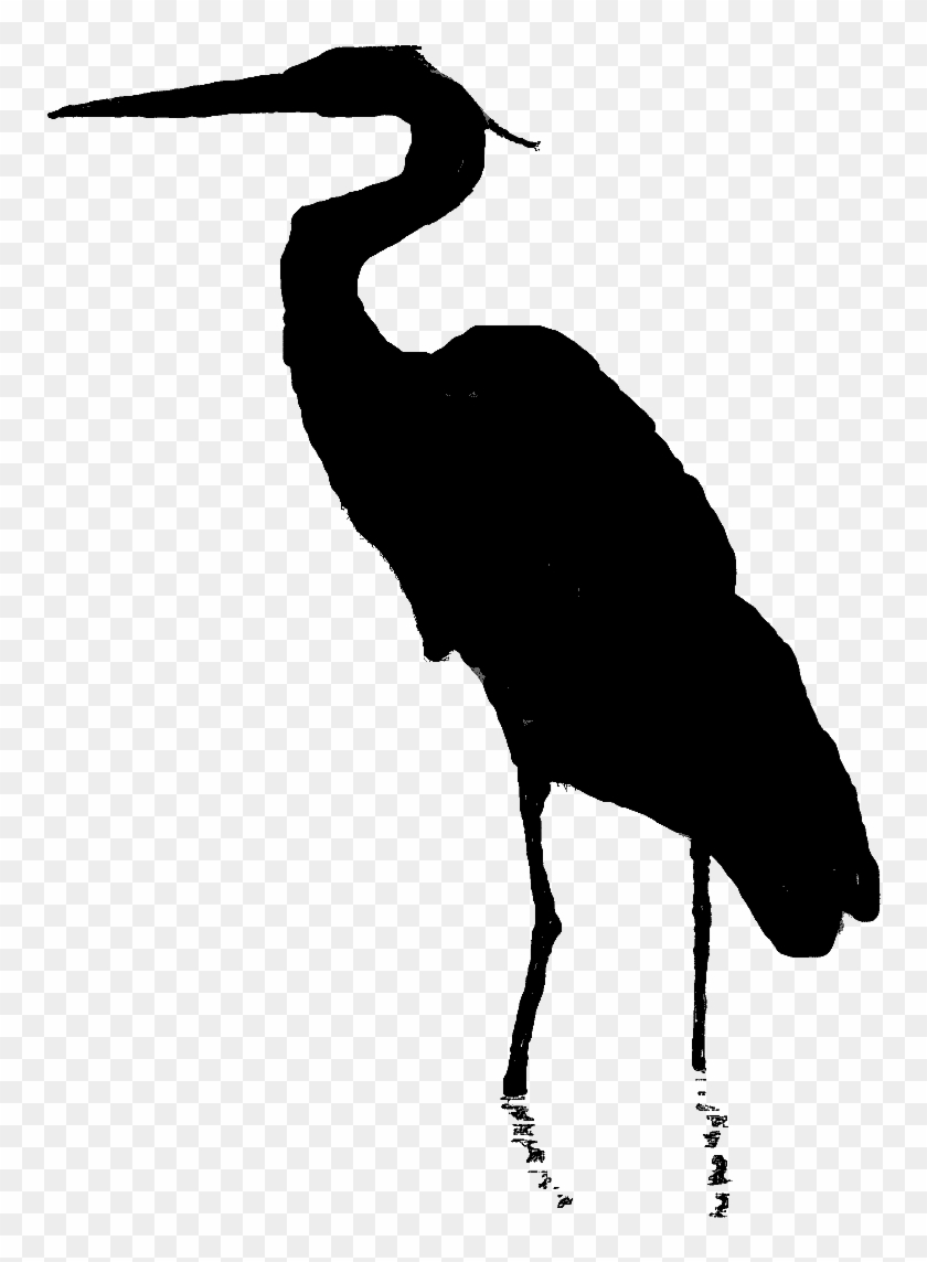 Heron Clipart Clipart Best Qvwcob Clipart - Great Blue Heron Silhouette #1121149