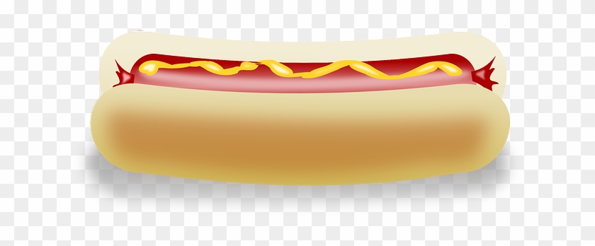 Restaurant Hotdog, Mustard, Bread, Snack, Fast Food, - Pão De Cachorro Quente Desenho #1121246