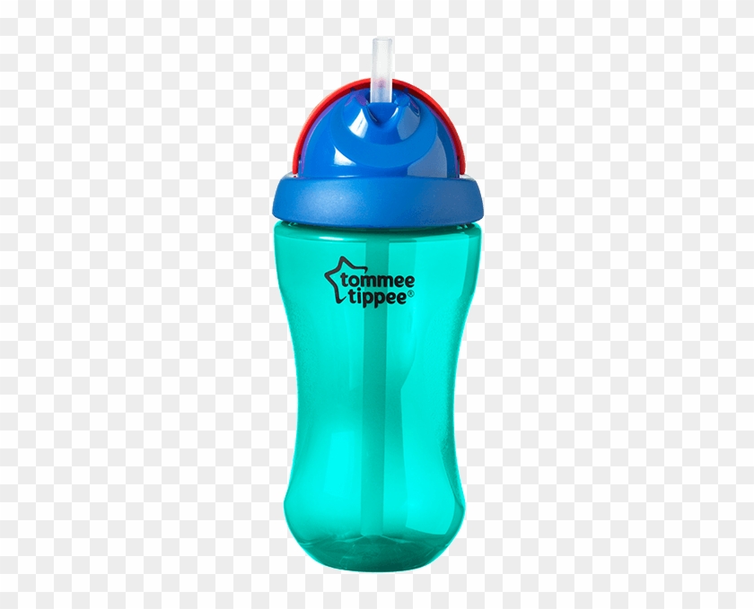 Straw Bottle Blue - Tommee Tippee Bidon #1121284