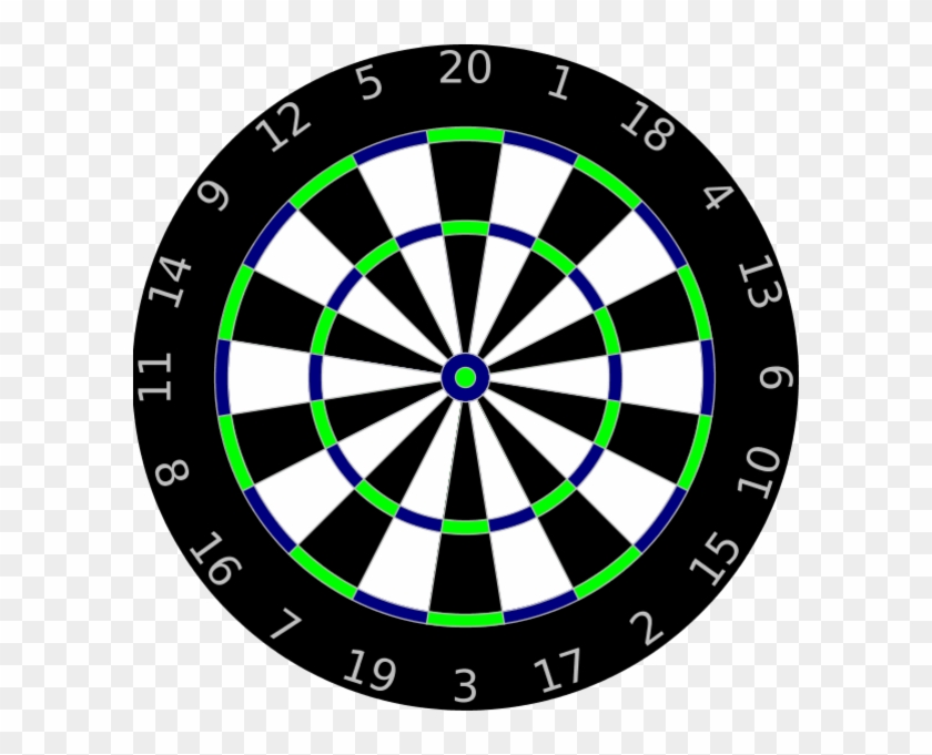 Dart Board Vector Clip Art - Dart Board #1121299