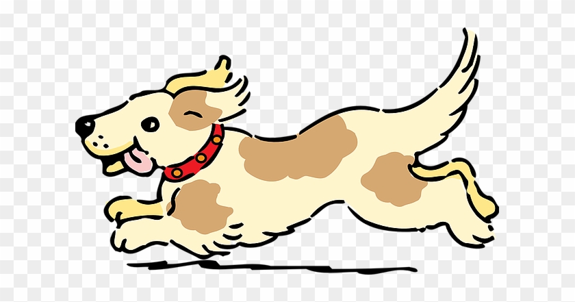 Cage Free - Dog Running Clipart #1121341