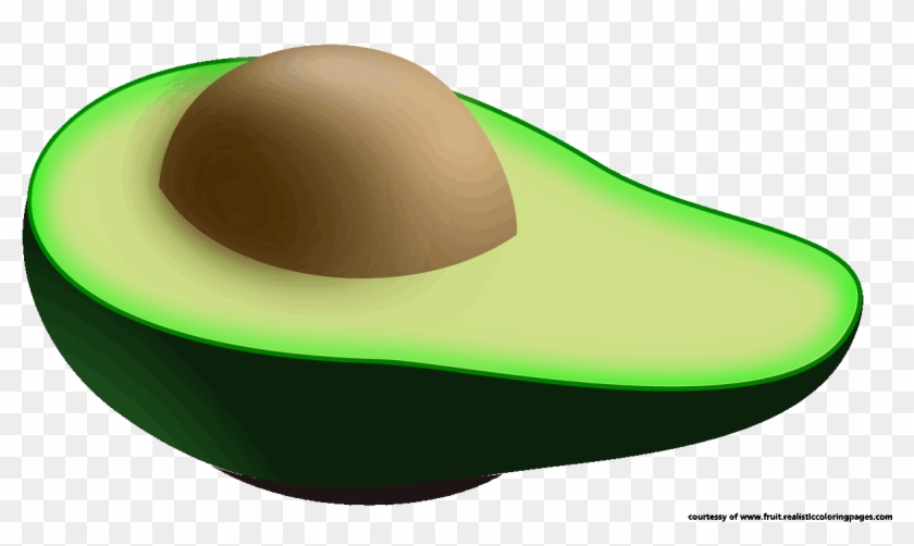 Avocado Clipart Green Fruit - Clip Art #1121497