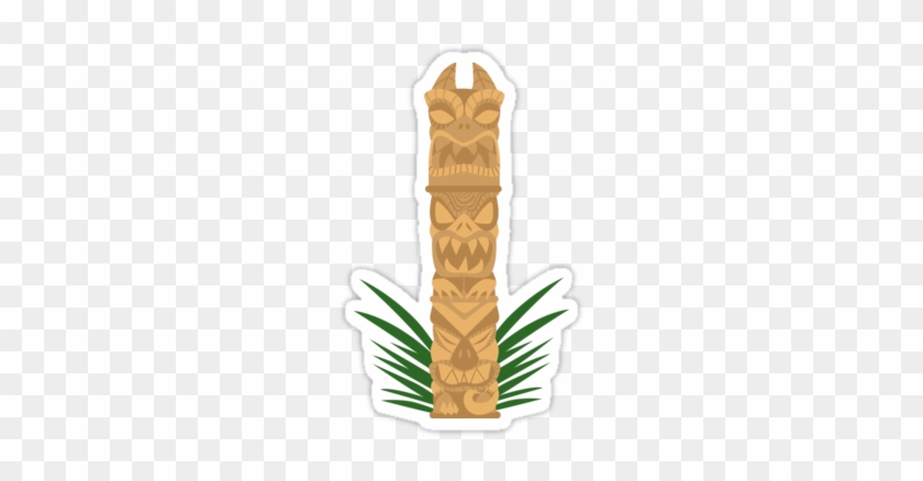 'dinosaur Tiki Totem' Sticker By Thekohakudragon - Illustration #1121600