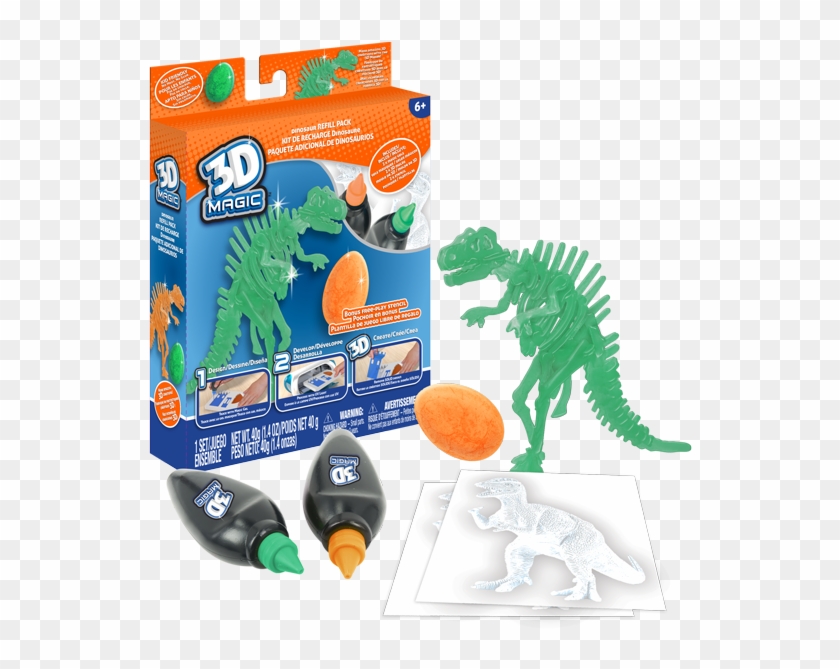 3d Magic Dinosaur Set - 3d Magic Maker Dinosaur #1121602